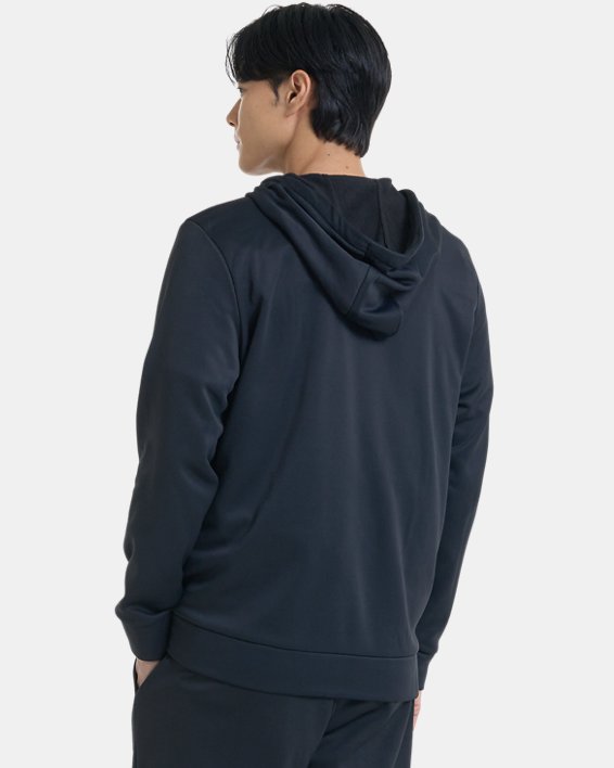 Men's Armour Fleece® Full-Zip Hoodie in Black image number 1